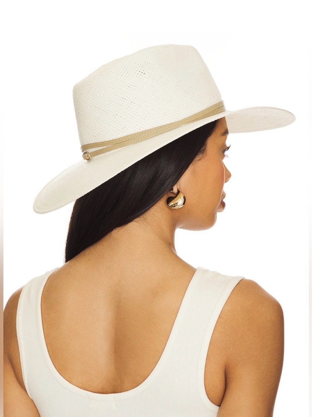 NWT JANESSA Leone straw Jude hat in “Bleach”
